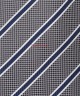 ANCHOR GREY, 3 Fold Micro Tie - Stripes & Checks ANCHOR GREY, 3 Fold Micro Tie - Stripes & Checks
