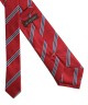 BERRY, 3 Fold Micro Tie - Stripes & Checks BERRY, 3 Fold Micro Tie - Stripes & Checks
