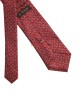 BLOOD RED, 3 Fold Micro Tie - Small Design BLOOD RED, 3 Fold Micro Tie - Small Design