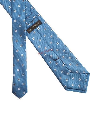 BLUE HEAVEN, 3 Fold Micro Tie - Small Design