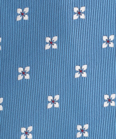 BLUE HEAVEN, 3 Fold Micro Tie - Small Design