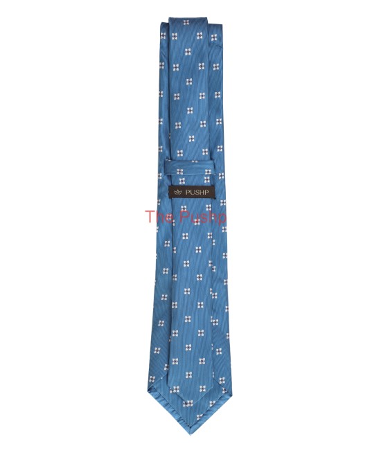 BLUE HEAVEN, 3 Fold Micro Tie - Small Design BLUE HEAVEN, 3 Fold Micro Tie - Small Design