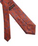 BURNT ORANGE, 3 Fold Micro Tie - The Flamingos BURNT ORANGE, 3 Fold Micro Tie - The Flamingos