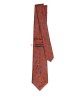 BURNT ORANGE, 3 Fold Micro Tie - The Flamingos BURNT ORANGE, 3 Fold Micro Tie - The Flamingos