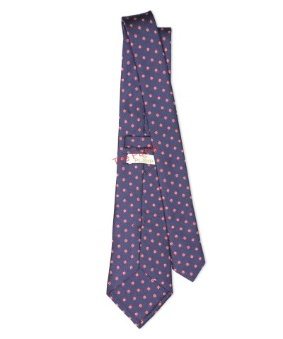 CARBON BLUE, 3 Fold Micro Tie – Small Design