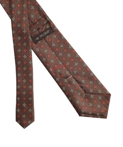 CHICORY COFFEE, 3 Fold Micro Tie - Small Design