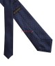 DEEP SEA BLUE, 3 Fold Micro Tie - Dots & Squares DEEP SEA BLUE, 3 Fold Micro Tie - Dots & Squares