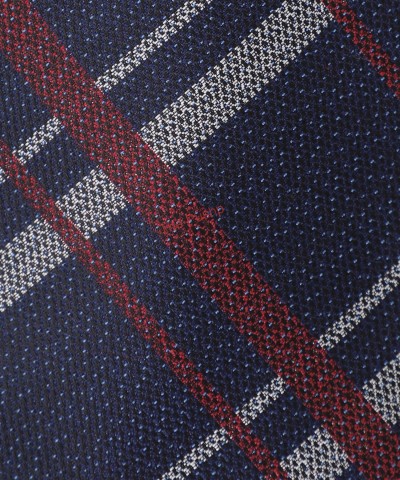 DENIM BLUE, 3 Fold Micro Tie - Stripes & Checks