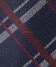 DENIM BLUE, 3 Fold Micro Tie - Stripes & Checks DENIM BLUE, 3 Fold Micro Tie - Stripes & Checks