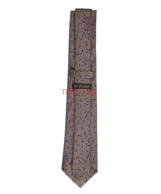 DRIFT WOOD, 3 Fold Micro Tie - Small Design DRIFT WOOD, 3 Fold Micro Tie - Small Design