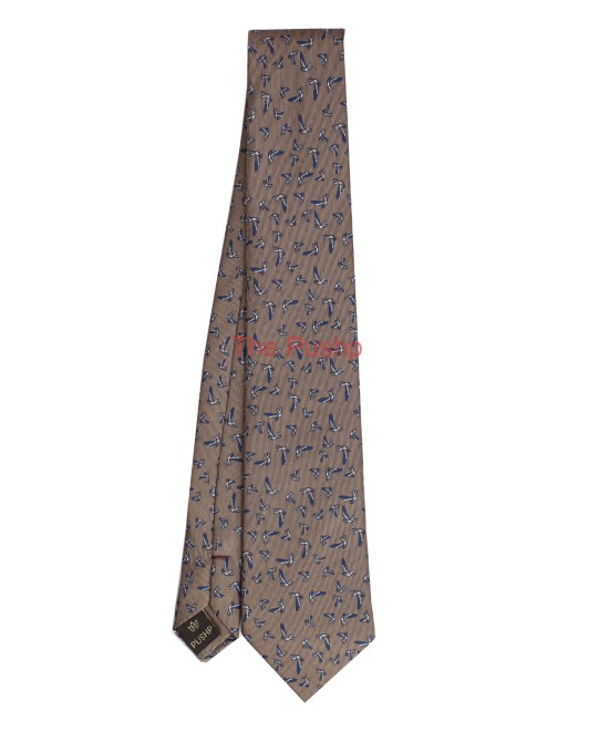 DRIFT WOOD, 3 Fold Micro Tie - Small Design DRIFT WOOD, 3 Fold Micro Tie - Small Design
