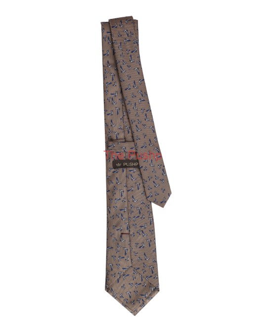 DRIFT WOOD, 3 Fold Micro Tie - Small Design DRIFT WOOD, 3 Fold Micro Tie - Small Design