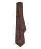 DARK COPPER, 5 Fold Micro Tie and Pocket Square - Jacquard Paisley DARK COPPER, 5 Fold Micro Tie and Pocket Square - Jacquard Paisley