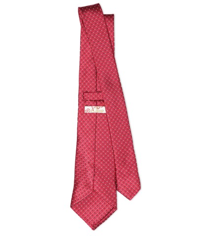EGYPTION RED, 3 Fold Micro Tie – SMALL DESIGN