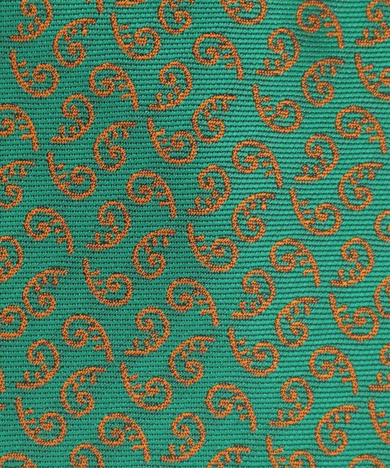 EMERALD GREEN, 3 Fold Micro Tie - Small Design EMERALD GREEN, 3 Fold Micro Tie - Small Design