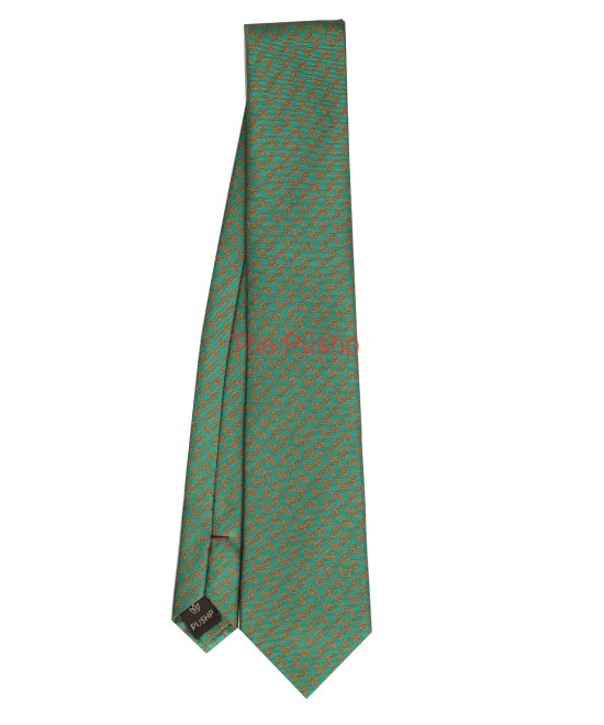 EMERALD GREEN, 3 Fold Micro Tie - Small Design EMERALD GREEN, 3 Fold Micro Tie - Small Design