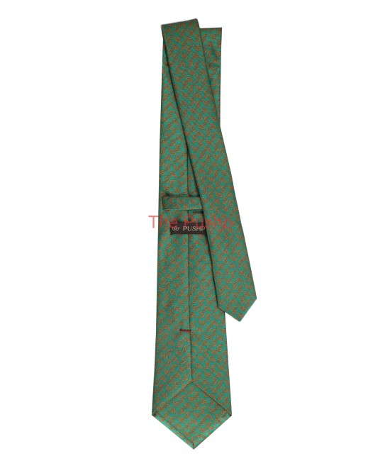 EMERALD GREEN, 3 Fold Micro Tie - Small Design EMERALD GREEN, 3 Fold Micro Tie - Small Design