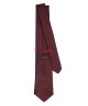 GARNET MAROON, 3 Fold Micro Tie - Small Design GARNET MAROON, 3 Fold Micro Tie - Small Design