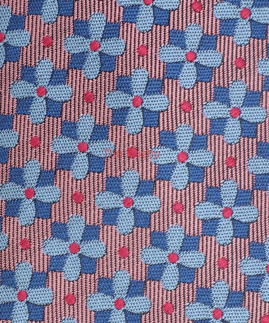IN MY BLUE, 3 Fold Micro Tie - Small Design IN MY BLUE, 3 Fold Micro Tie - Small Design