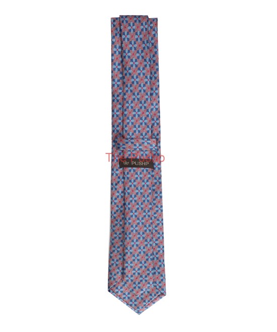 IN MY BLUE, 3 Fold Micro Tie - Small Design IN MY BLUE, 3 Fold Micro Tie - Small Design