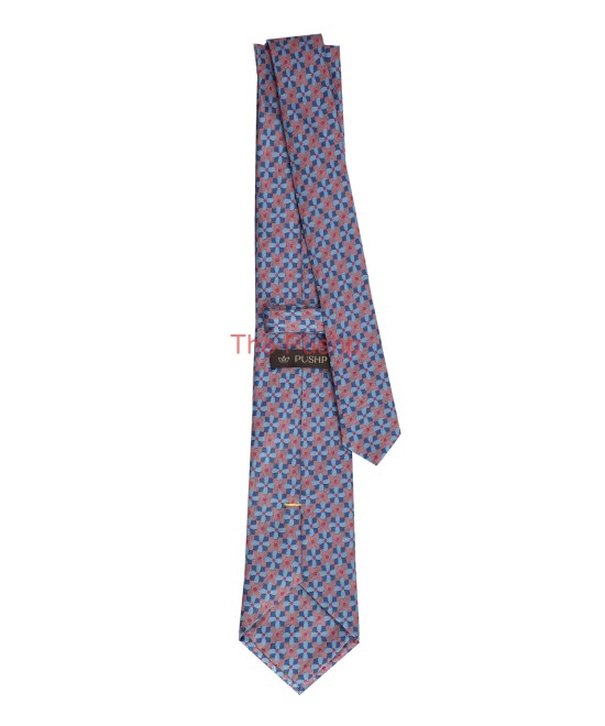 IN MY BLUE, 3 Fold Micro Tie - Small Design IN MY BLUE, 3 Fold Micro Tie - Small Design