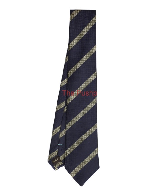 INDIGO BLUE, 3 Fold Micro Tie - Stripes & Checks INDIGO BLUE, 3 Fold Micro Tie - Stripes & Checks