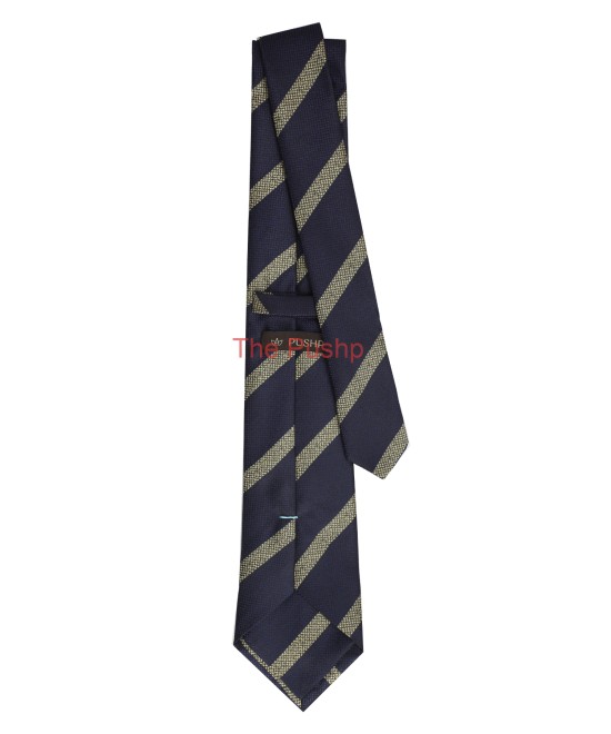 INDIGO BLUE, 3 Fold Micro Tie - Stripes & Checks INDIGO BLUE, 3 Fold Micro Tie - Stripes & Checks