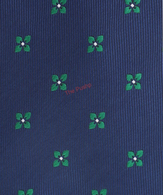 INDIGO BLUE, 3 Fold Micro Tie - Small Design INDIGO BLUE, 3 Fold Micro Tie - Small Design