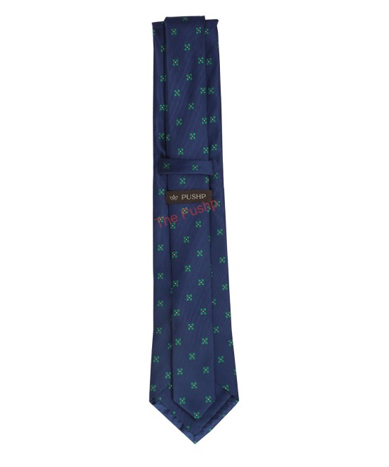 INDIGO BLUE, 3 Fold Micro Tie - Small Design INDIGO BLUE, 3 Fold Micro Tie - Small Design