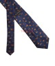 MEDIEVAL BLUE, 3 Fold Micro Tie - The Tuskers MEDIEVAL BLUE, 3 Fold Micro Tie - The Tuskers