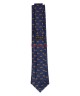 NAVY BLUE, 3 Fold Micro Tie - The Canine NAVY BLUE, 3 Fold Micro Tie - The Canine