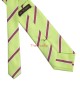 NEON GREEN, 3 Fold Micro Tie - Stripes & Checks NEON GREEN, 3 Fold Micro Tie - Stripes & Checks