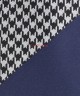 NIGHT BLUE, 3 Fold Micro Tie - Stripes & Checks NIGHT BLUE, 3 Fold Micro Tie - Stripes & Checks