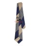 NIGHT BLUE, 3 Fold Micro Tie - Stripes & Checks NIGHT BLUE, 3 Fold Micro Tie - Stripes & Checks