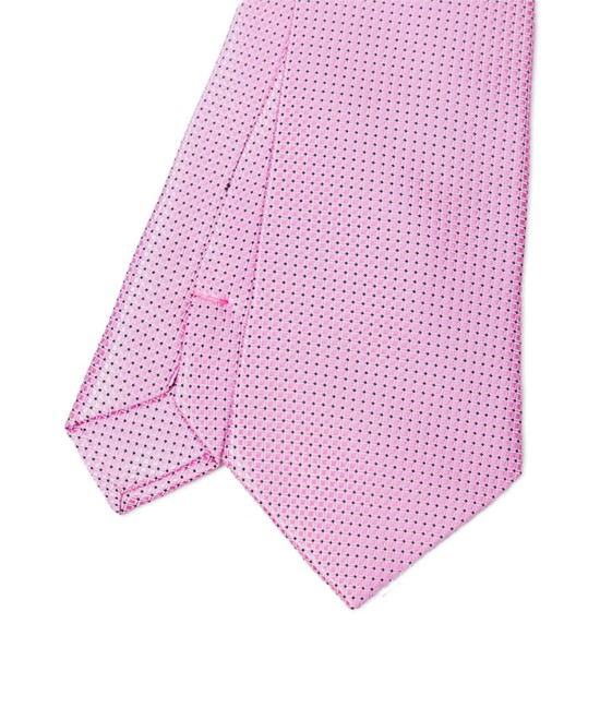 ORCHID PINK, 3 Fold Micro Tie – Small Design ORCHID PINK, 3 Fold Micro Tie – Small Design