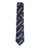 OXFORD BLUE, 3 Fold Micro Tie - Stripes & Checks OXFORD BLUE, 3 Fold Micro Tie - Stripes & Checks