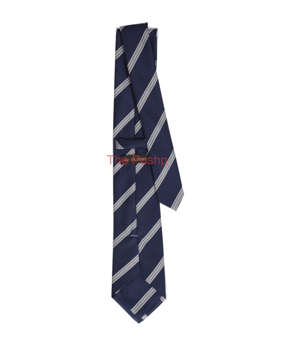 OXFORD BLUE, 3 Fold Micro Tie - Stripes & Checks OXFORD BLUE, 3 Fold Micro Tie - Stripes & Checks
