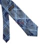 PERSIAN BLUE, 3 Fold Micro Tie - Stripes & Checks PERSIAN BLUE, 3 Fold Micro Tie - Stripes & Checks
