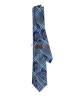 PERSIAN BLUE, 3 Fold Micro Tie - Stripes & Checks PERSIAN BLUE, 3 Fold Micro Tie - Stripes & Checks