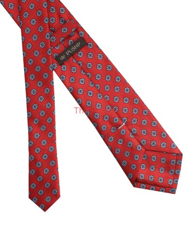 PERSIAN RED, 3 Fold Micro Tie - Small Design