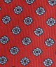 PERSIAN RED, 3 Fold Micro Tie - Small Design PERSIAN RED, 3 Fold Micro Tie - Small Design
