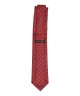 PERSIAN RED, 3 Fold Micro Tie - Small Design PERSIAN RED, 3 Fold Micro Tie - Small Design