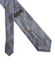 SMOKE GREY, 3 Fold Micro Tie - Stripes & Checks SMOKE GREY, 3 Fold Micro Tie - Stripes & Checks