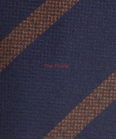 SPACE BLUE, 3 fold micro ties - STRIPES & CHECKS