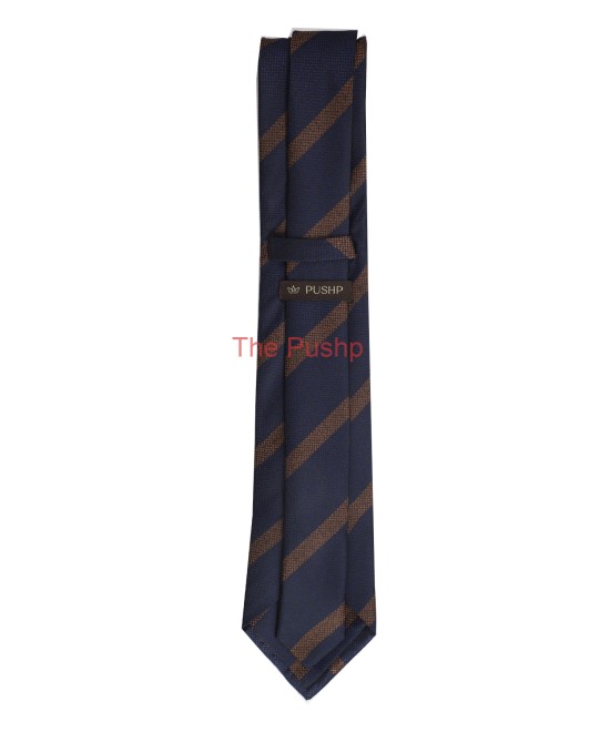 SPACE BLUE, 3 fold micro ties - STRIPES & CHECKS SPACE BLUE, 3 fold micro ties - STRIPES & CHECKS
