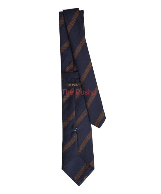 SPACE BLUE, 3 fold micro ties - STRIPES & CHECKS SPACE BLUE, 3 fold micro ties - STRIPES & CHECKS