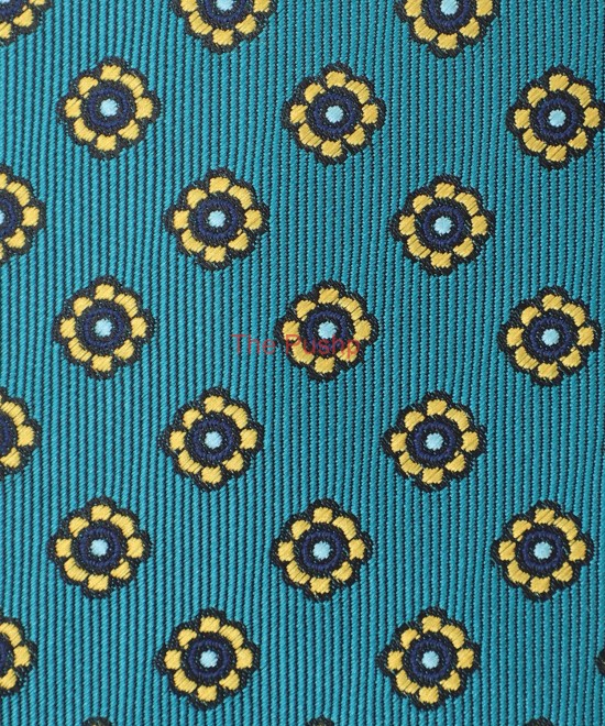 TEAL, 3 Fold Micro Tie - Small Design TEAL, 3 Fold Micro Tie - Small Design