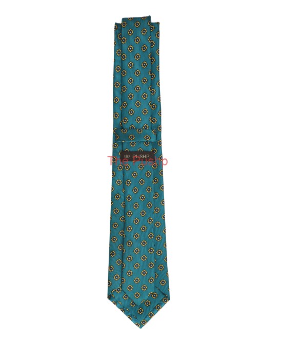 TEAL, 3 Fold Micro Tie - Small Design TEAL, 3 Fold Micro Tie - Small Design