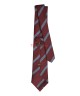 VIVID BURGANDY, 3 Fold Micro Tie - Stripes & Checks VIVID BURGANDY, 3 Fold Micro Tie - Stripes & Checks