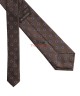 WALNUT BROWN, 3 Fold Micro Tie - Polka Dots WALNUT BROWN, 3 Fold Micro Tie - Polka Dots